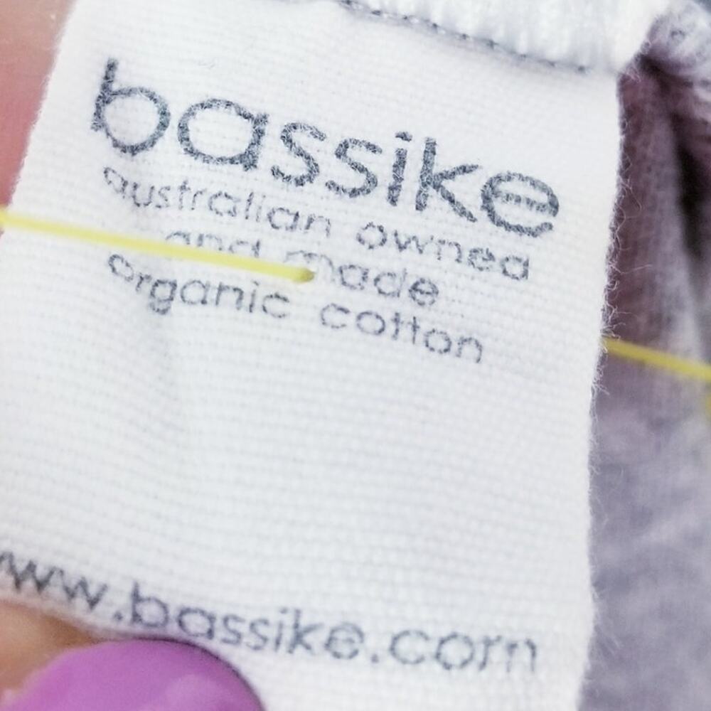 bassike Bias Cut Knit Sheath Dress S/S 100% Organic Cotton - Size XS - Picture 6 of 7